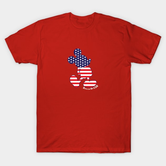 Born in the USA T-Shirt by tinkermamadesigns